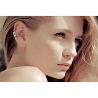 Кафф "Винтажный узор". Цвет серебро